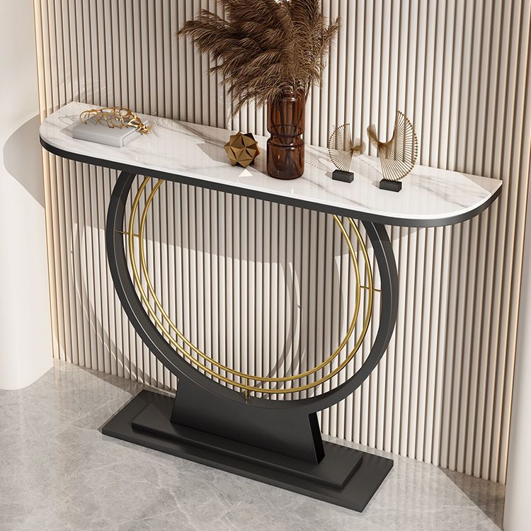 Tabla de consola contemporánea Table de sofá de consola de acabado antiguo