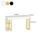 Ensemble de Table de pub de Style Glam, ensemble de comptoir en pierre rectangulaire de 1/3 pièces pour salle à manger
