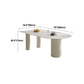 Freeform Solid Wood Dining Table Modern White Furniture with Tripod Base for Apartment Clearhalo 'Dining Tables & Seating' 'Dining Tables' 'dining_table' 'furn' 'furn_dining_table' 'Furniture' 'Kitchen & Dining Furniture' 1200x1200_616b184b-72d7-46f0-b2e0-97ca9046b9f1