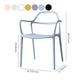 Contemporary Style Plastic Dining Chairs Dining Stackable Chairs for Kitchen Clearhalo ' kitchen&dining_furn' 'Dining Chairs' 'Dining Tables & Seating' 'dining_chair' 'furn' 'furn_dining_chair' 'Furniture' 'furniture_dining_chair' 'Kitchen & Dining Furniture' 'kitchen' 1200x1200_616d06c9-cb19-497a-b1fe-b589f9a18ebb