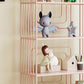 Metal Standard Bookcase Scandinavian Style Open Back Bookshelf Clearhalo 'Bookcases' 'furn' 'furn_bookcases' 'Furniture' 'furniture_bookcases' 'Office Furniture' 1200x1200_616dd188-4064-4287-8de1-20208eeb441a