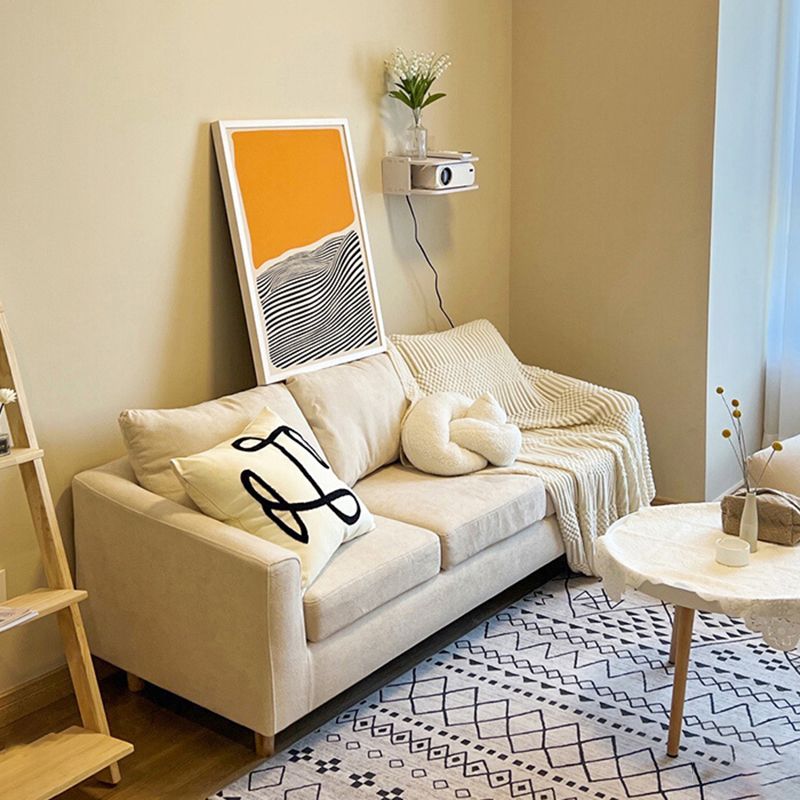 68.1" Wide Slipcovered Linen Sofa 3-Seater Loose Back Square Arm Sofa Clearhalo 'furn' 'furn_sofas' 'Furniture' 'Living Room Furniture' 'Sofa' 'sofas' 1200x1200_616eaf30-cb8a-4c96-8e4c-383db02726d7