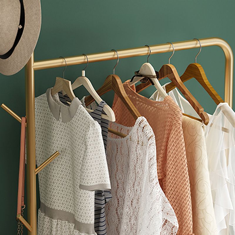 Contemporary Hall Stand Marble Bottom Hall Tree with Coat Hanger Hooks Clearhalo 'Entry & Mudroom Furniture' 'furn' 'furn_hall_tree_coat_racks' 'Furniture' 'Hall Trees & Coat Racks' 'hall_tree_coat_racks' 1200x1200_616edc4e-8da7-429b-8d57-80ab2569f6f7