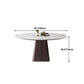 Contemporary Sintered Stone Dining Table Round Dining Room Table Clearhalo 'Dining Tables & Seating' 'Dining Tables' 'dining_table' 'furn' 'furn_dining_table' 'Furniture' 'furniture_dining_table' 'Kitchen & Dining Furniture' 'kitchen' 'kitchen_dining_table' 1200x1200_6170e05a-cb0a-484f-ab48-6ae0ebadd861
