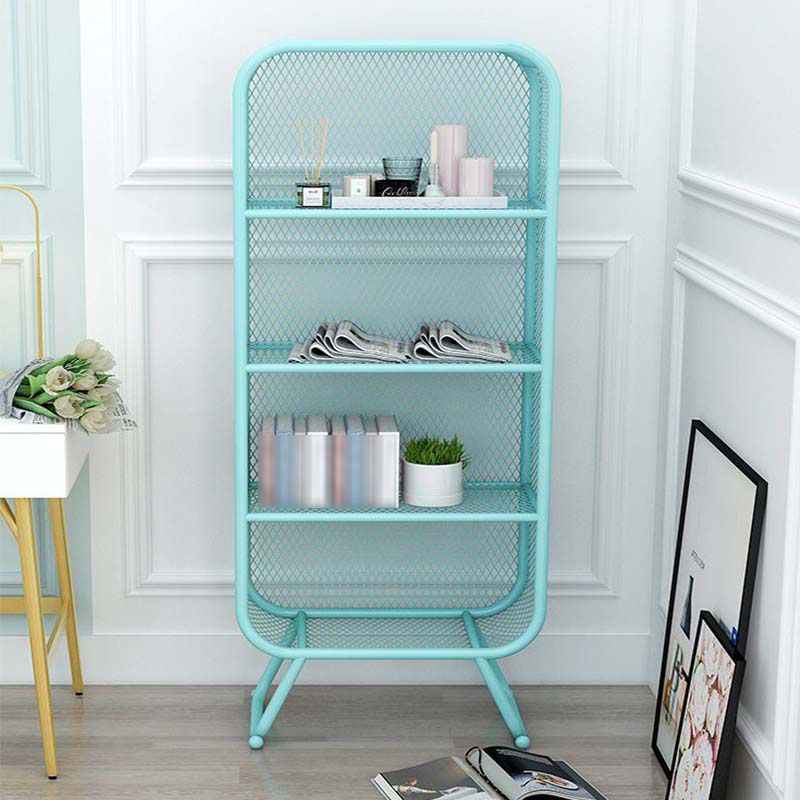 Glam Iron Standard Bookshelf Vertical Closed Back Bookshelf for Home Clearhalo 'Bookcases' 'furn' 'furn_bookcases' 'Furniture' 'furniture_bookcases' 'kitchen' 'kitchen_bookcases' 'Living Room Furniture' 'Office Furniture' 1200x1200_61710124-f21c-4f47-b31f-30ff6a475a15