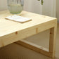 15"H Contemporary Coffee Table Solid Wood Coffee Cocktail Table