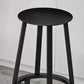 Industrial Rotatable Backless Counter Stool Iron Bar Stool with  Pedal for Bar