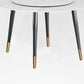 Traditional Luxury Dining Table Stone and Metal Round Tripod Base Dining Table Clearhalo 'Dining Tables & Seating' 'Dining Tables' 'dining_table' 'furn' 'furn_dining_table' 'Furniture' 'furniture_dining_table' 'Kitchen & Dining Furniture' 'kitchen' 'kitchen_dining_table' 1200x1200_61750013-aa84-46d9-9099-fac8340495ce