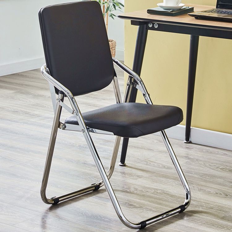 Modern Indoor-Outdoor Metal Chair Home Open Back Dining Side Chair with Arm Clearhalo ' kitchen&dining_furn' 'Dining Chairs' 'Dining Tables & Seating' 'dining_chair' 'furn' 'furn_dining_chair' 'Furniture' 'furniture_dining_chair' 'Kitchen & Dining Furniture' 'kitchen' 1200x1200_61794380-b62c-4617-8765-7bb1d7e9f5a4