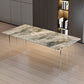 Sintered Stone Dining Table Modern Rectangle Dining Table with Acrylic Base for Home Clearhalo ' dining_table' 'Dining Tables & Seating' 'Dining Tables' 'furn' 'furn_dining_table' 'Furniture' 'furniture_dining_table' 'Kitchen & Dining Furniture' 'kitchen&dining_furn' 'kitchen' 'kitchen_dining_table' 1200x1200_617996b2-a893-4701-9ea8-cfab2cd13fd5