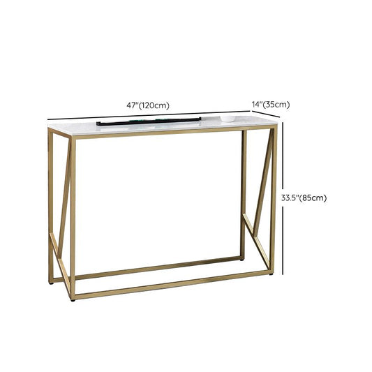 33,46 "tavolo da consolle da 1 scaffale alto tavolo resistente alle macchie per Hall