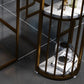 Industrial Free Form Bar Height Table Metal and Stone Bar Table with Double Pedestal Clearhalo 'Bar Furniture' 'Bar Tables' 'bar_tables' 'furn' 'furn_bar_tables' 'Furniture' 'Kitchen & Dining Furniture' 1200x1200_617a5f6b-958e-4466-85de-becebd8c4be6