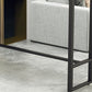 Indoor Event and Cocktail Table Industrial Marble Footrest Bar Height Table Clearhalo 'Bar Furniture' 'Bar Tables' 'bar_tables' 'furn' 'furn_bar_tables' 'Furniture' 'furniture_bar_tables' 'Kitchen & Dining Furniture' 1200x1200_617ad556-7c2d-4b0a-b193-52bf1ecc9c0d