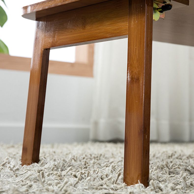 Modern Brown/Oak 4 Legs 1 Coffee Table Geometric Folding Table for Living Room Clearhalo 'Coffee & Accent Tables' 'Coffee Tables' 'coffee_tables' 'furn' 'furn_coffee_tables' 'Furniture' 'furniture_coffee_tables' 'Living Room Furniture' 1200x1200_617b193d-c8ce-45f9-94f2-95f601c8992a