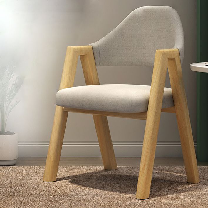 Modern Restaurant Fabric Arm Chair Matte Finish Open Back Dining Chair Clearhalo ' kitchen&dining_furn' 'Dining Chairs' 'Dining Tables & Seating' 'dining_chair' 'furn' 'furn_dining_chair' 'Furniture' 'furniture_dining_chair' 'Kitchen & Dining Furniture' 'kitchen' 1200x1200_617b5265-dda3-474a-9988-26b3dbbab52e