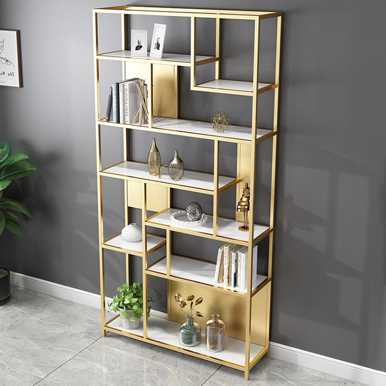 11.81"W Bookcase Industrial Style Open Back Bookcase for Study Room Clearhalo 'Bookcases' 'furn' 'furn_bookcases' 'Furniture' 'furniture_bookcases' 'kitchen' 'kitchen_bookcases' 'Living Room Furniture' 'Office Furniture' 1200x1200_617b5c3b-2925-4d2b-9e35-cb792a017e66