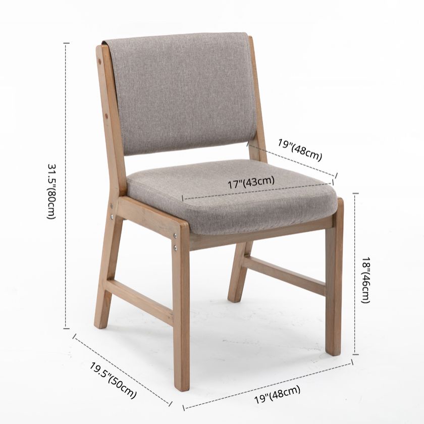 Nordic Style Upholstered Side Chairs Open Back Dining Side Chairs for Kitchen Clearhalo ' kitchen&dining_furn' 'Dining Chairs' 'Dining Tables & Seating' 'dining_chair' 'furn' 'furn_dining_chair' 'Furniture' 'furniture_dining_chair' 'Kitchen & Dining Furniture' 'kitchen' 1200x1200_617d02cb-f089-42bf-b372-abf9dbe71227