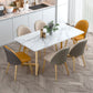 Stone Dining Site Table Traditional Luxury Rectangle Dining Table for Kitchen Home Clearhalo ' dining_table' 'Dining Tables & Seating' 'Dining Tables' 'furn' 'furn_dining_table' 'Furniture' 'furniture_dining_table' 'Kitchen & Dining Furniture' 'kitchen&dining_furn' 'kitchen' 'kitchen_dining_table' 1200x1200_617e60d0-5116-487b-8a19-ac11140d49ee