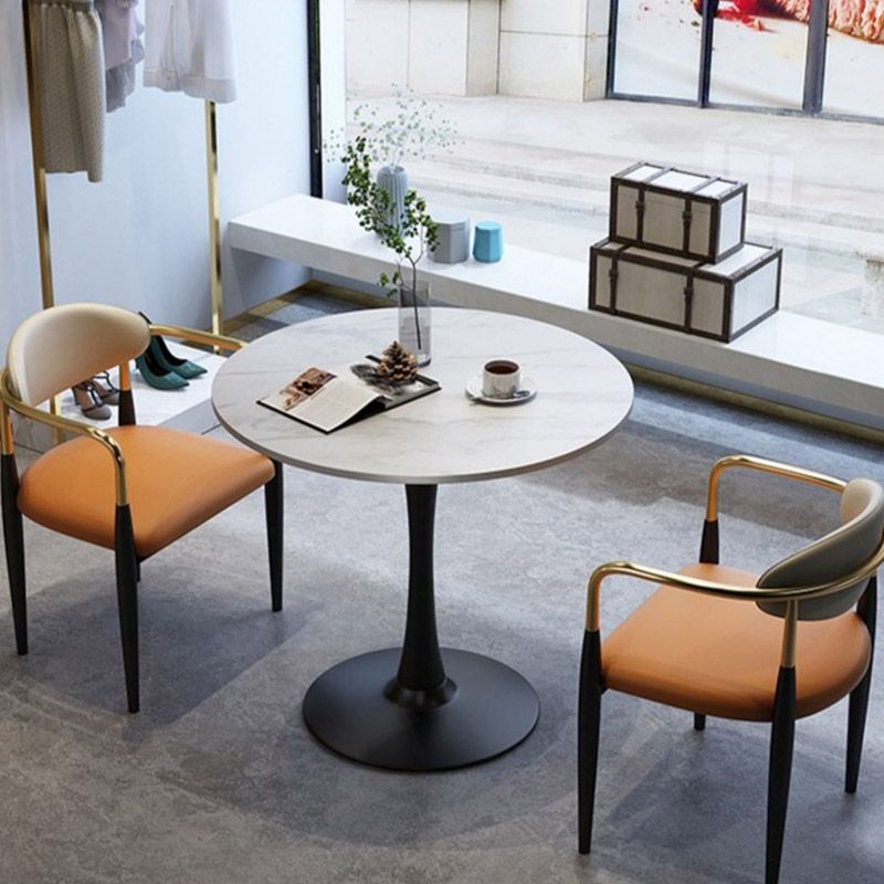 Faux Leather Dining Side Chair Open Back Dining Side Chair for Home Clearhalo 'Dining Chairs' 'Dining Tables & Seating' 'dining_chair' 'furn' 'furn_dining_chair' 'Furniture' 'Kitchen & Dining Furniture' 1200x1200_617e65c1-35bf-47be-bc4e-fef2f2f09228