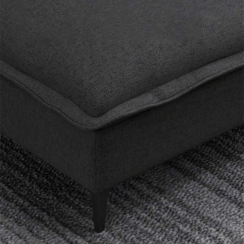 Braccio top cuscino sezionale tessuto a 4 posti a forma di l sezionale con cuscini