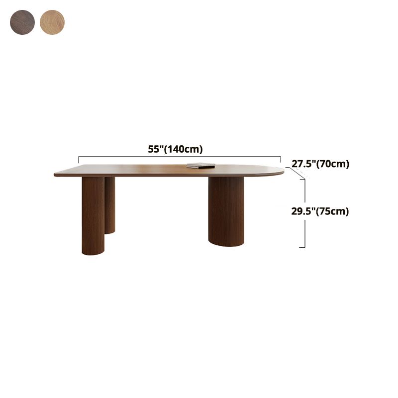 Island Platform Dining Table Contemporary Solid Wood Dining Table Clearhalo ' dining_table' 'Dining Tables & Seating' 'Dining Tables' 'furn' 'furn_dining_table' 'Furniture' 'furniture_dining_table' 'Kitchen & Dining Furniture' 'kitchen&dining_furn' 'kitchen' 'kitchen_dining_table' 1200x1200_61808761-e2d9-4511-ae23-27f6ea847fa5