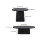 Pedestal Coffee Table Black Solid Wood Coffee Cocktail Table Clearhalo 'Coffee & Accent Tables' 'Coffee Tables' 'coffee_tables' 'furn' 'furn_coffee_tables' 'Furniture' 'Living Room Furniture' 1200x1200_6181702e-080d-47de-9a1f-42b90bddad9f