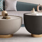 Round Slate Pedestal Coffee Table 2 Pieces Bunching Cocktail Tables Clearhalo 'Coffee & Accent Tables' 'Coffee Tables' 'coffee_tables' 'furn' 'furn_coffee_tables' 'Furniture' 'Living Room Furniture' 1200x1200_6185eeb9-2f88-4005-8648-26bc7b78d708