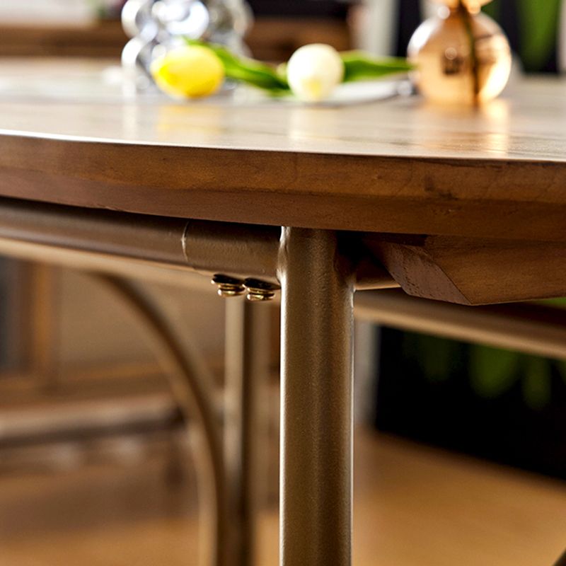 Solid Wood Dining Table Oval Modern Dinner Table for Dining Room Clearhalo 'Dining Tables & Seating' 'Dining Tables' 'dining_table' 'furn' 'furn_dining_table' 'Furniture' 'Kitchen & Dining Furniture' 1200x1200_61862e14-bf6c-4362-8631-0a1a1a8b6f42