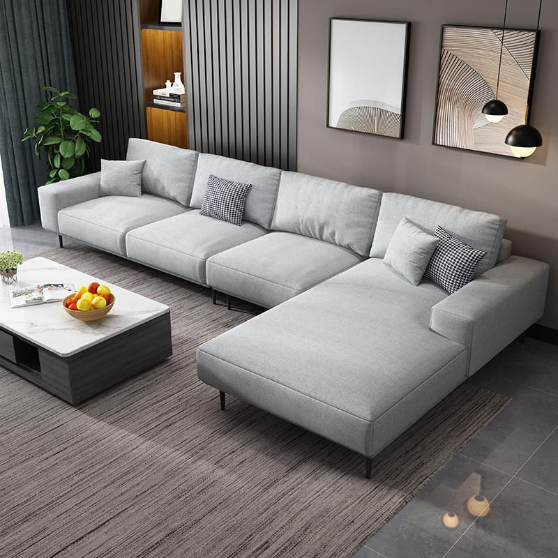 Cuscino contemporaneo indietro sezionale con braccia incassate per 4 persone