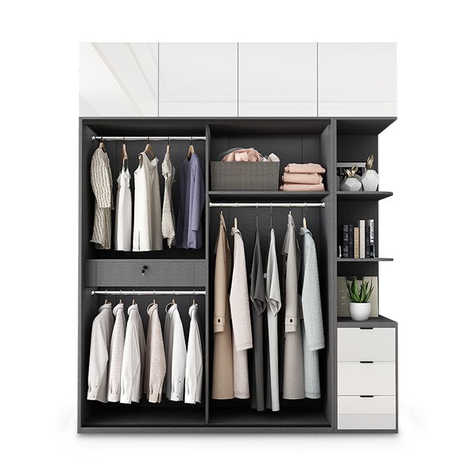 Mobile per finitura a specchio con porta moderna moderna porta d'armadio per interni in vetro