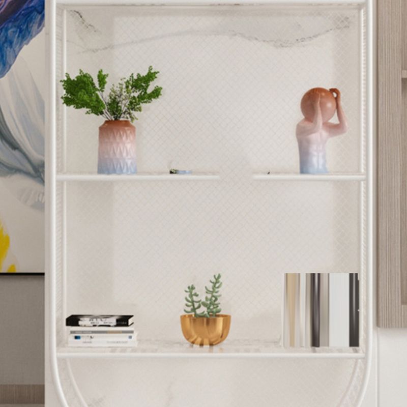 Industrial Standard Bookcase Metal 3 Shelves Closed Back Bookshelf Clearhalo 'Bookcases' 'furn' 'furn_bookcases' 'Furniture' 'Office Furniture' 1200x1200_618aa2c9-6c85-4661-b8e5-bb09387d8f6b