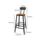 Rectangle Bar Pub Table Set 1/5 Pcs Iron Frame Bar Table and Stools Clearhalo 'Bar Furniture' 'furn' 'furn_home_bar_bar_sets' 'Furniture' 'Home Bars & Bar Sets' 'home_bar_bar_sets' 'Kitchen & Dining Furniture' 1200x1200_618ac847-aae4-4467-af71-849a55f5a8d9