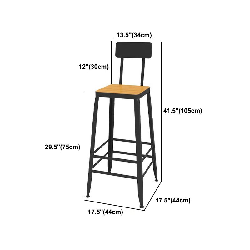 Industrial 1/6/11 Pieces Bar Table Set Rectangle Wood Counter Table with Stools for Cafe Clearhalo 'Bar Furniture' 'furn' 'furn_home_bar_bar_sets' 'Furniture' 'Home Bars & Bar Sets' 'home_bar_bar_sets' 'Kitchen & Dining Furniture' 1200x1200_618e8564-11a6-40af-a0c3-6246be8bb0fb
