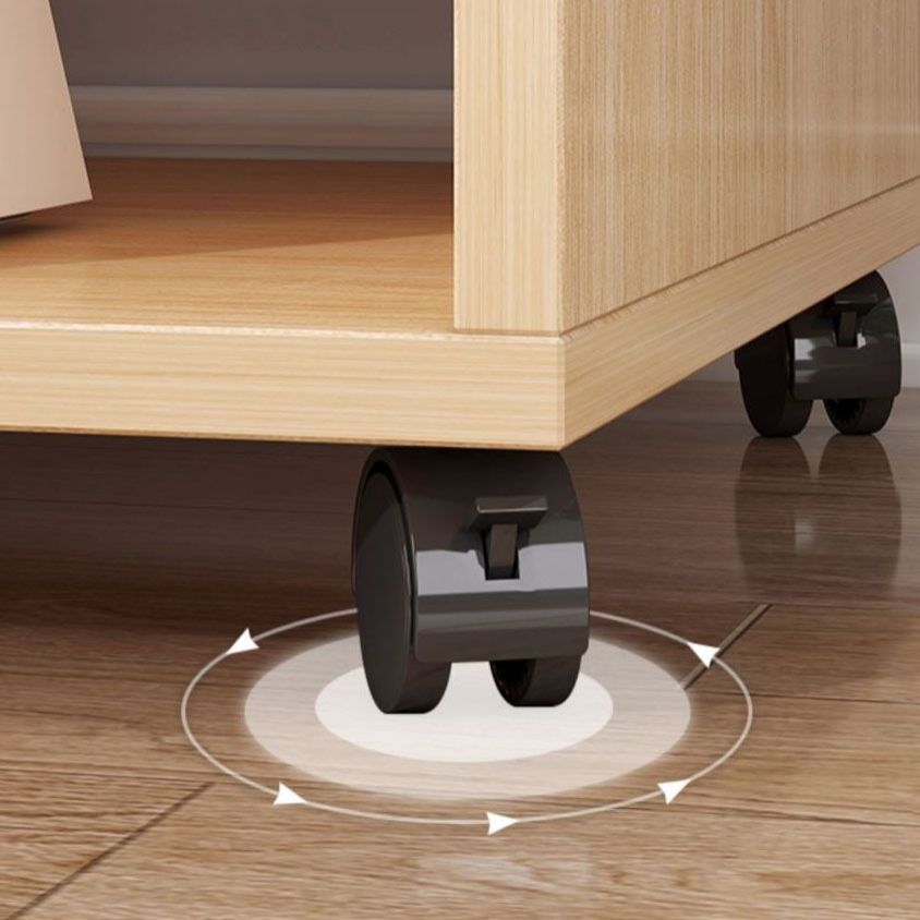 Traditional Cabinet Wood Drawers Storage Shelves Filing Cabinet with Wheels Clearhalo 'Filing Cabinets' 'filling_cabinets' 'furn' 'furn_filling_cabinets' 'Furniture' 'Office Furniture' 1200x1200_618f9eb8-1c5a-4689-8ebc-6342d3208324