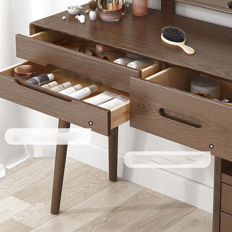 Trucco in legno massiccio vanity da scrivania per il trucco vanity set di vanity con cassetto