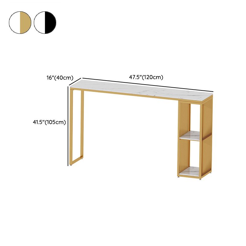 Contemporary Style Bar Table Set 1/3 Pieces Stone Bar table with Upholstered Stools Clearhalo 'Bar Furniture' 'furn' 'furn_home_bar_bar_sets' 'Furniture' 'Home Bars & Bar Sets' 'home_bar_bar_sets' 'Kitchen & Dining Furniture' 1200x1200_61910342-6b9d-4f4e-b2bf-eaaa5871a81c