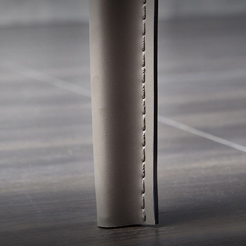 Hedendaagse faux lederen eetkamerstoel metalen eetkamerstoel voor restaurantgebruik