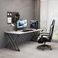 Industrial Stone Gaming Desk 29.53 "hoher rechteckiger Computertisch