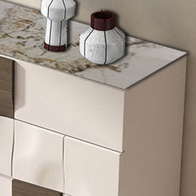 Glam Sideboard Gabinetto del salotto tavolo da soggiorno con cassetti e conservazione