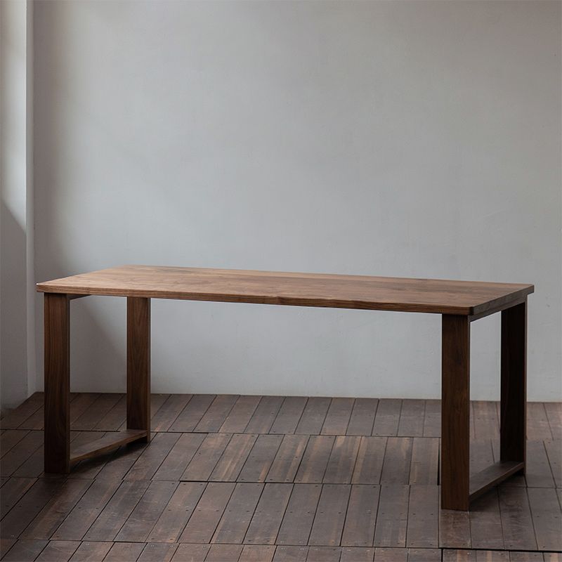 Modern Rectangle Dining Table Solid Wood Table with Sled Base Clearhalo ' dining_table' 'Dining Tables & Seating' 'Dining Tables' 'furn' 'furn_dining_table' 'Furniture' 'furniture_dining_table' 'Kitchen & Dining Furniture' 'kitchen&dining_furn' 'kitchen' 'kitchen_dining_table' 1200x1200_619827f5-120b-4335-b97a-f1d6d2fa6a77