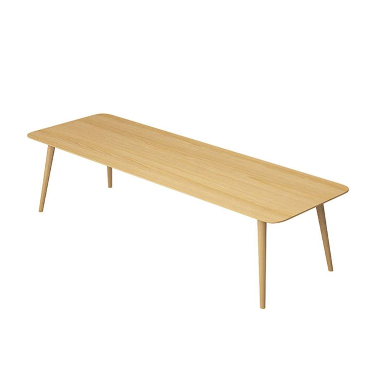 Solid Wood Contemporary Rectangular Dining Table Natural Wood Top Table with 4 Legs Clearhalo ' dining_table' 'Dining Tables & Seating' 'Dining Tables' 'furn' 'furn_dining_table' 'Furniture' 'furniture_dining_table' 'Kitchen & Dining Furniture' 'kitchen&dining_furn' 'kitchen' 'kitchen_dining_table' 1200x1200_61984210-e1ea-451f-8da2-c572ae0e6289