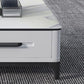 Slate Rectangular Coffee Table with 4 Storage Drawers and 4 Legs Clearhalo 'Coffee & Accent Tables' 'Coffee Tables' 'coffee_tables' 'furn' 'furn_coffee_tables' 'Furniture' 'Living Room Furniture' 1200x1200_619967a2-3f90-4d9c-855d-5caa795935cd