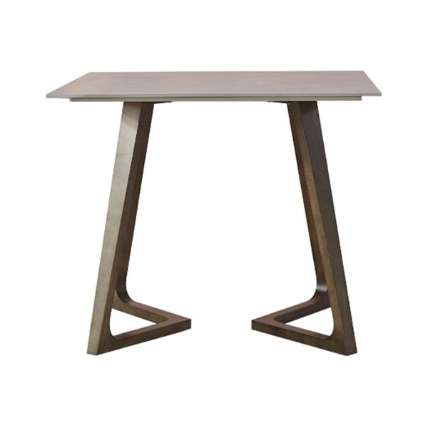 Square Grey Tone Dining Table Sintered Stone Table Industrial with Double Pedestal Clearhalo ' dining_table' 'Dining Tables & Seating' 'Dining Tables' 'furn' 'furn_dining_table' 'Furniture' 'furniture_dining_table' 'Kitchen & Dining Furniture' 'kitchen&dining_furn' 'kitchen' 'kitchen_dining_table' 1200x1200_619b45a7-a1a5-47c5-a281-c3a74349288e