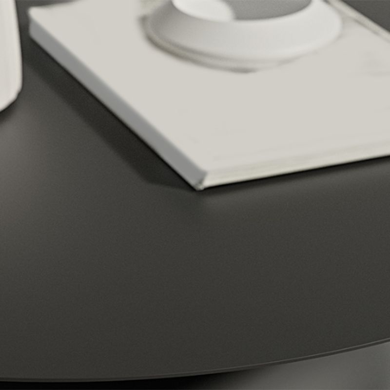 16.5"/17.7" Tall Mid-Century Round Top Side Table Metal Pedestal End Table Clearhalo 'Coffee & Accent Tables' 'End & Side Tables' 'end_side_tables' 'furn' 'furn_end_side_tables' 'Furniture' 'Living Room Furniture' 1200x1200_619bce3a-6db5-44c6-8346-f777f013a4a5