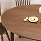 Contemporary Drop-Leaf Dining Table Rubberwood Solid Wood Table with 4 Legs Clearhalo ' dining_table' 'Dining Tables & Seating' 'Dining Tables' 'furn' 'furn_dining_table' 'Furniture' 'furniture_dining_table' 'Kitchen & Dining Furniture' 'kitchen&dining_furn' 'kitchen' 'kitchen_dining_table' 1200x1200_619f1420-609d-4c07-a666-f6a7cd245272