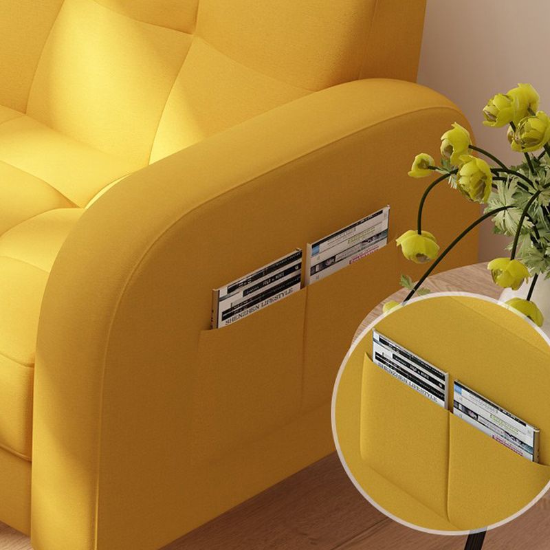 25.59'W Modern Square Arm Linen Standard Sofa for Living Room Clearhalo 'furn' 'furn_sofas' 'Furniture' 'furniture_sofas' 'kitchen' 'kitchen_sofas' 'Living Room Furniture' 'Sofa' 'sofas' 1200x1200_619f7c09-6c74-4856-a19a-7199029c9eff