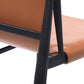 Contemporary Style Leather Dining Chair Solid Back Armless Chairs for Home Clearhalo ' kitchen&dining_furn' 'Dining Chairs' 'Dining Tables & Seating' 'dining_chair' 'furn' 'furn_dining_chair' 'Furniture' 'furniture_dining_chair' 'Kitchen & Dining Furniture' 'kitchen' 1200x1200_61a03ecd-29ac-414d-ae92-01f83350fe9e