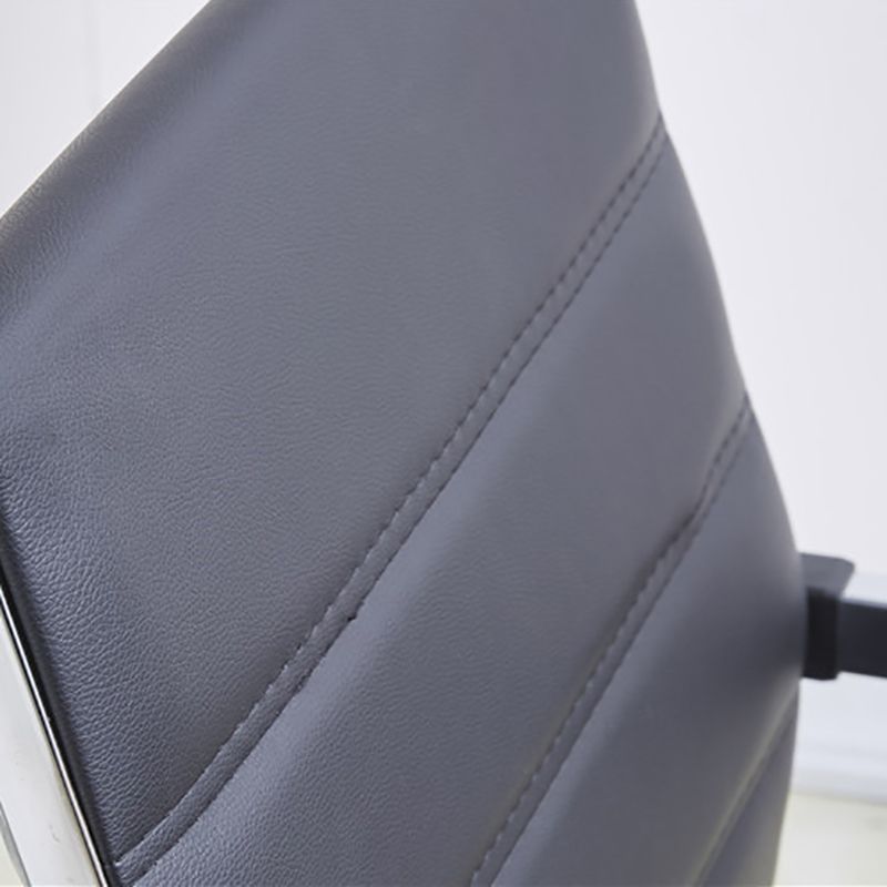 Moderner schwarzer Lederschalter Stuhl mit Mid Back und High Back Home Office Stuhl