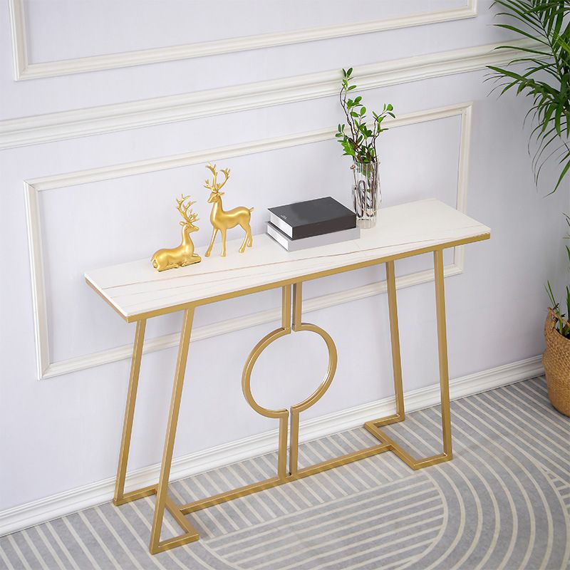 Tabla de acento de consola moderna Tabla de sofá de acabado antiguo