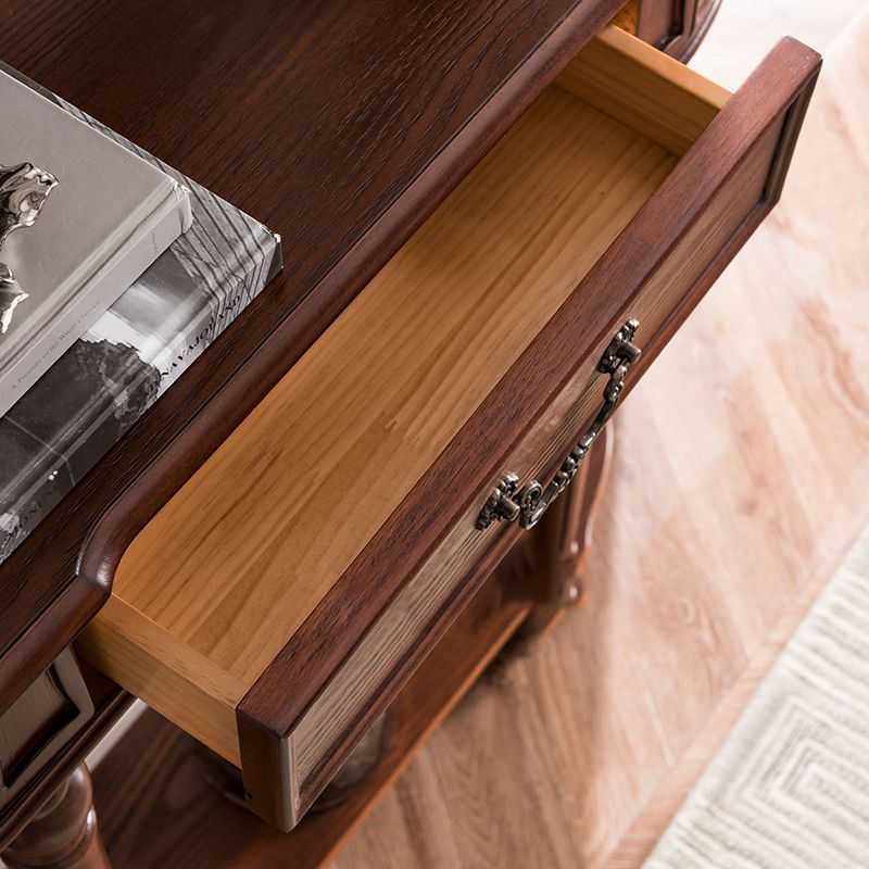 Tavolo da console di legno vittoriano Tavolo da divano console in forma gratuita per Hall